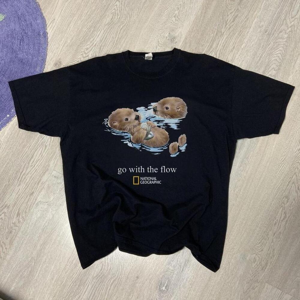 National Geographic Black Otter Tee